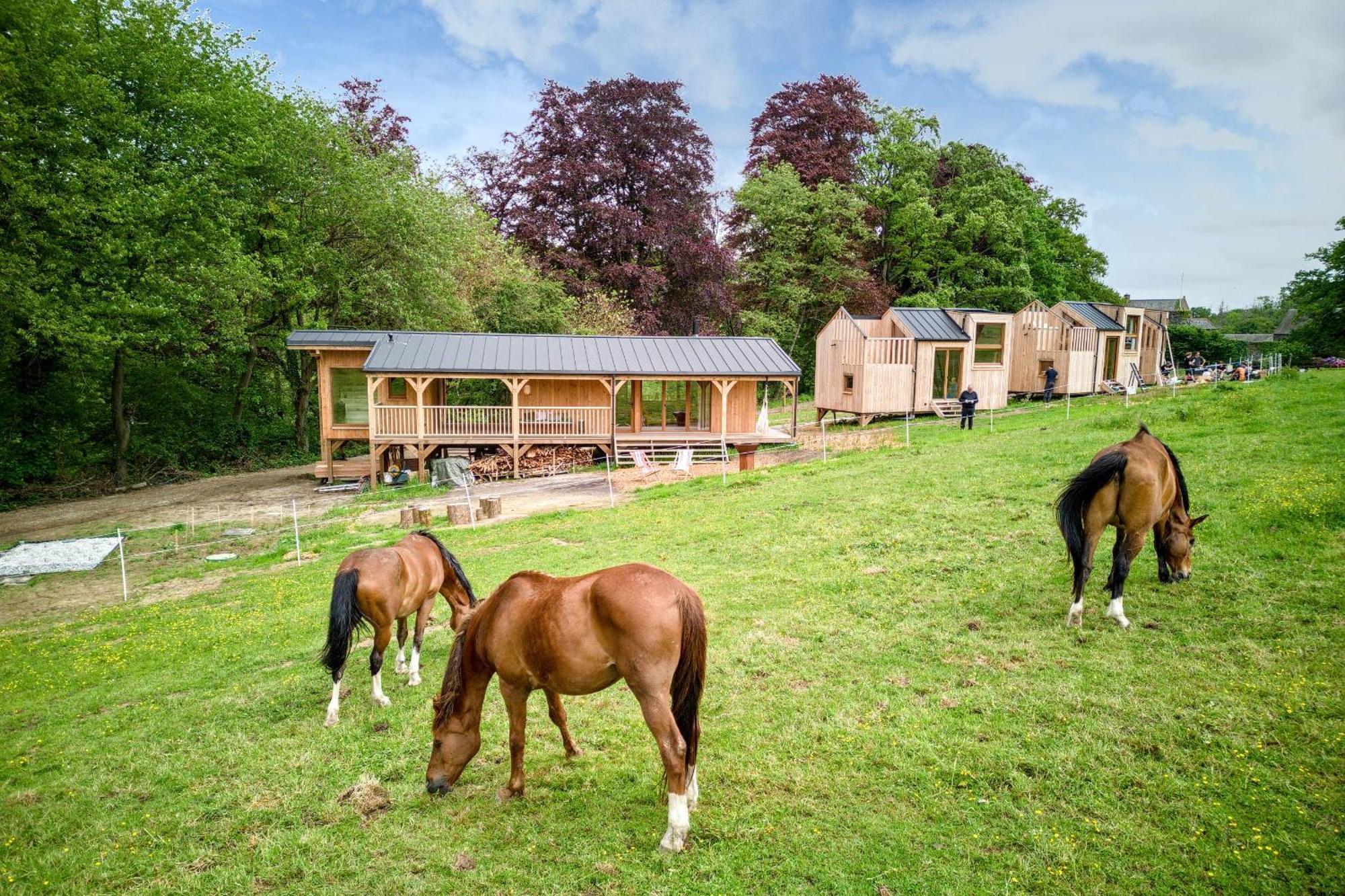 Les Cabanes Champetres - Le Domaine Des Trois Tilleuls Villers-la-Ville Exterior photo